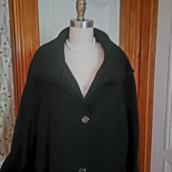 Marina Rinaldi Double Wool/Cashmere Oversized Coat, Plus Size (Gently Used) - Picture 6 of 10
